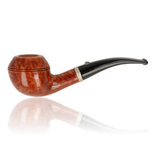 Barling Nelson bent briar pipe smooth finish