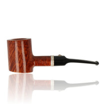 Barling Nelson Poker briar pipe flat base