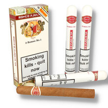 A Box of 3 Romeo No.1 Tubos