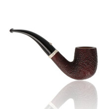 Barling Nelson Fossil rustic bent billiard pipe