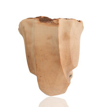 Close-up of Erik Nørding Signature Smooth Natural 178 showing faceted bowl and natural plateau top