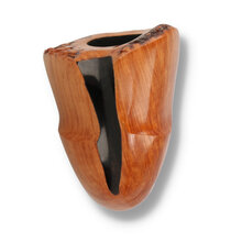 Erik Nørding Briar Line Pipe 202 showcasing natural grain, plateau top and contrasting black briar details