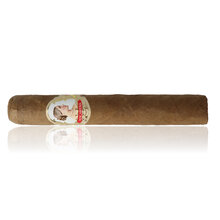 Single Casa Turrent Macarena Big Robusto cigar displaying the natural Mexican San Andrés wrapper and decorative Macarena cigar band.