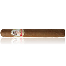 Single Casa Turrent Macarena Toro cigar displaying its natural Mexican San Andrés wrapper and decorative Macarena cigar band.