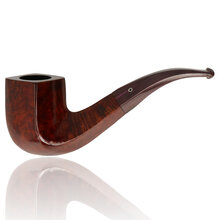 Northern Briars G4 Panel Regal smooth briar pipe with four-panel bowl and marbled Cumberland-style stem.