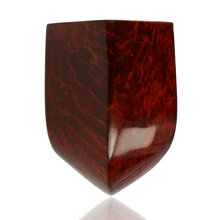 Top view of the Northern Briars G4 Panel Regal bowl highlighting the crisp panel shaping and attractive natural grain.
