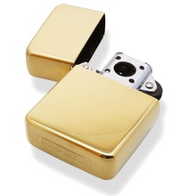 Thunderbird Gas High Polish Brass Windproof Pipe Lighter 155BPL