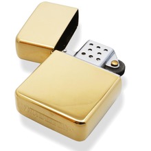 Thunderbird Gas High Polish Brass Windproof Cigarette Lighter 155B