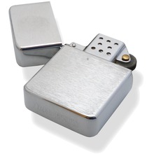 Thunderbird Gas Brushed Chrome Windproof Cigarette Lighter 140