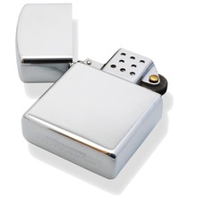 Thunderbird Gas High Polish Chrome Windproof Cigarette Lighter 155