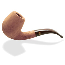 Charles Rattrays Reserve Natural Oiled Bent Billiard Briar Pipe 38