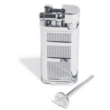 Xikar Pipeline Engraved Chrome Pipe Lighter and Tamper Xi-1595CS