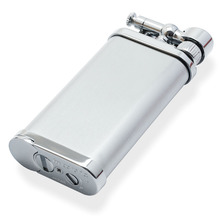 Corona Old Boy Japanese Pipe Lighter (Brushed Satin Chrome 64-3115)