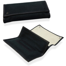 Budget Nylon Hand Rolling Tobacco Pouch Roll Up (P4109 Black)