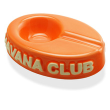 Havana Club El Chico Ceramic Cuban Cigar Ashtray 150790 Mandarin Orange