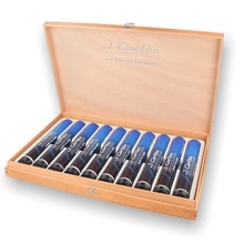 J Cortes *Blue* High Class Corona Sumatran Tubed Cigars (Box of 10)