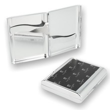 Pierre Cardin P-520 Cigarette/Cigarillo Case Matte Black 105353