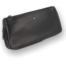 Dunhill White Spot 1 Pipe Combination Black Leather Tobacco Pouch PA2004