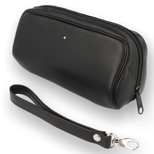 Dunhill White Spot Gentlemens Pipe Companion Black Leather PA2018