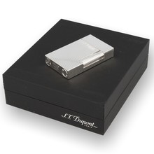 S.T.Dupont Ligne 2 Silver Diamond Head Luxury Lighter 016184