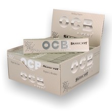 OCB X-PERT Ultra Slim Fit King Size Rolling Papers Full Box