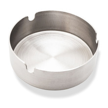 Stainless Steel Budget Ashtray 8cm (Ideal for hotels and bars)