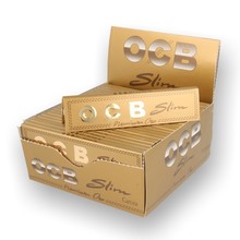 OCB Gold Slim Kingsize Rolling Papers Full Box