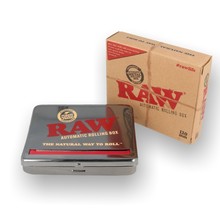RAW Kingsize Automatic Rolling Box 110mm Cigarette Rolling Tin