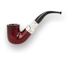 Peterson Red Spray Spigot 338 Bent Billiard Briar Pipe