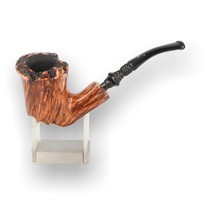 Erik Nording Virgin Freehand Light Brown Briar Pipe 123 (Grade 3)