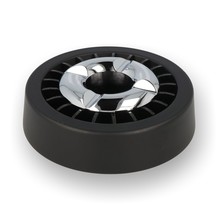 Turbine Ashtray Black and Chrome (011963)