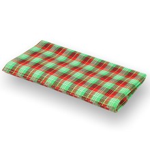 ** British Made ** Budget Tartan Tobacco Pouch Green & Red