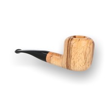 Tom Spanu Zebrano 02 High Grade Zebrawood Pipe