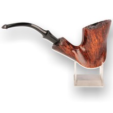 Peterson 2017 Plato Black & White Freehand Briar Pipe BW40
