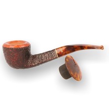 Savinelli Tortuga Rustic Half Bent Bermuda 305 6mm Italian Pipe