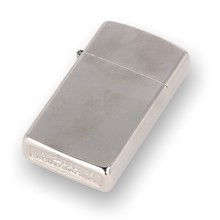 1607 SLIM Street Chrome Zippo Lighter