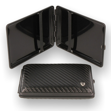 V.H. Luxury Carbon Weave Superkings Cigarette Case Black (612962)