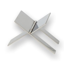 529004 Chair Shaped Portable Cigar Rest Chrome