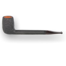 Charles Rattray's Harpoon SB/BK Sandblast Black Briar Pipe
