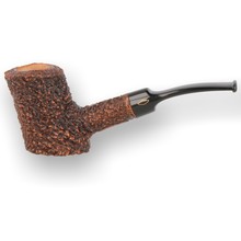 Brebbia Pipa Toby Rocciata 01 Rustic Briar Pipe (TOBYROC)