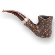 Brebbia Pipa Naif Sabbiata Bent 7069 Sandblasted Briar Pipe (NAIFSABC)