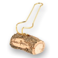 Tommaso Spanu Italian Pipe Stand with Rustic Cork Wood Base 103