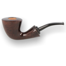 Brebbia Pipa Reverse Calabash Noce Briar Pipe (REVERSENOCE)