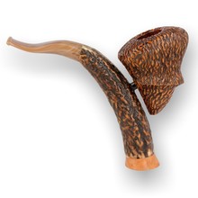 Paronelli Volkan Special Deer Horn and Briar Pipe