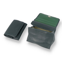 Peterson Avoca Blue Leather, box, Pipe Tobacco Pouch POU146