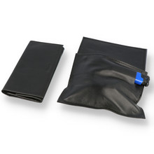 Peterson Classic Black Leather Roll Up Pipe Tobacco Pouch POU134