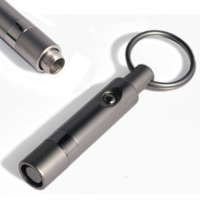 Angelo Satin Chrome Keyring Cigar Punch CU78