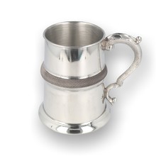 English Pewter Company Knurled One Pint Pewter Tankard EP005