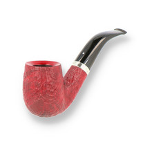 Alfred Dunhill White Spot Ruby Bark Group 6 Bent 6102 (WS00005278)