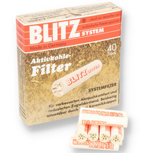 Blitz System 9mm Pipe Filters (Pack of 40 Filters)